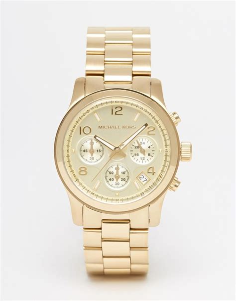 michael kors runway gold